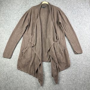 Barefoot Dreams Waterfall Cardigan Womens L/XL Cozy Island Wrap Fuzzy Pockets